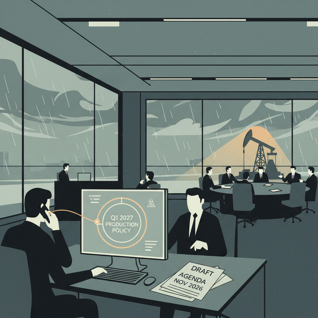 Generated illustration, frame 1 of the simulated scenario