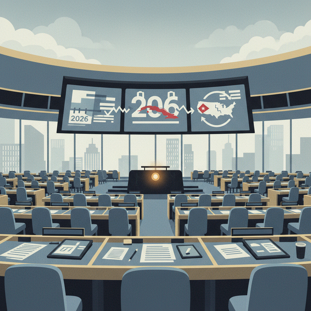 Generated illustration, frame 1 of the simulated scenario