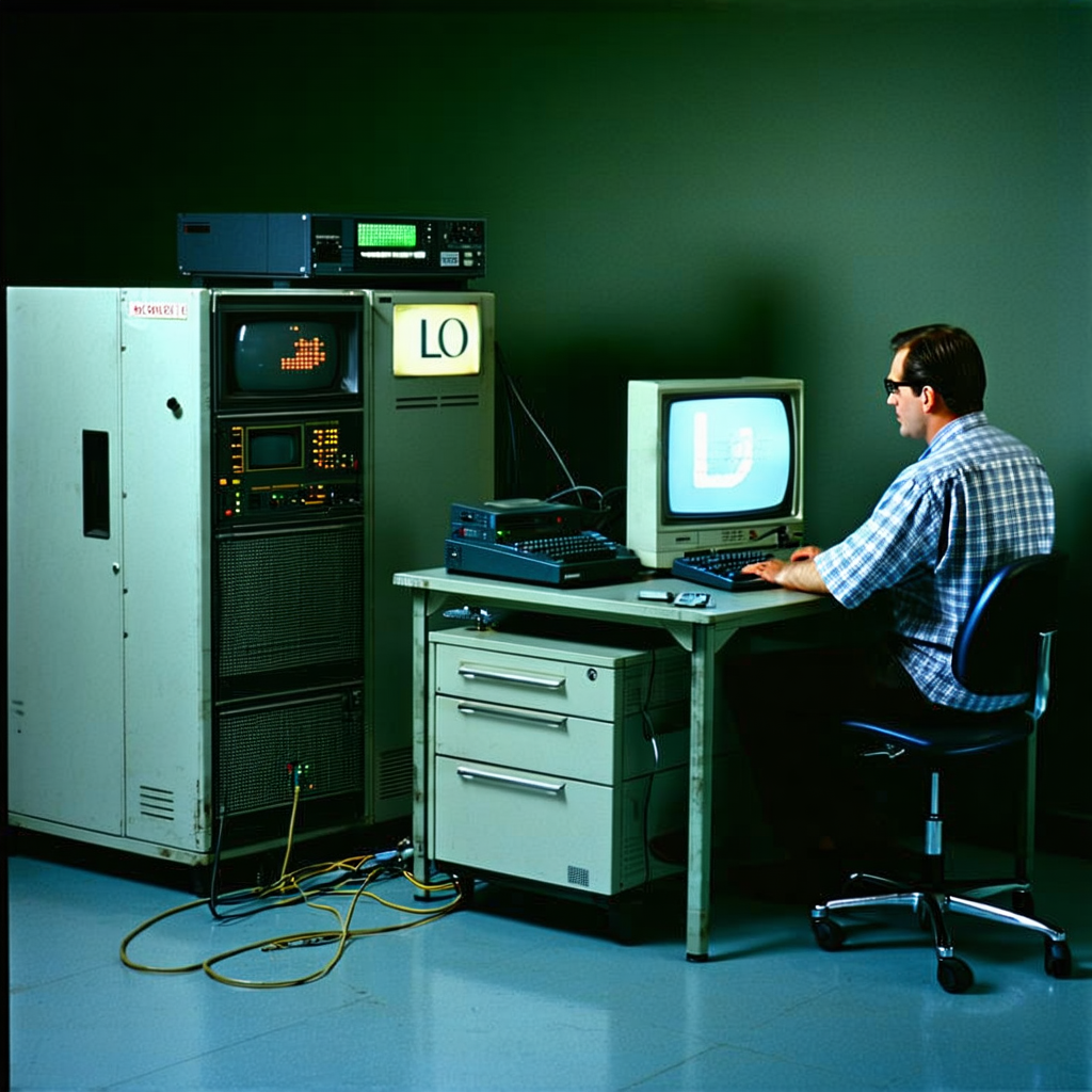 First ARPANET message sent