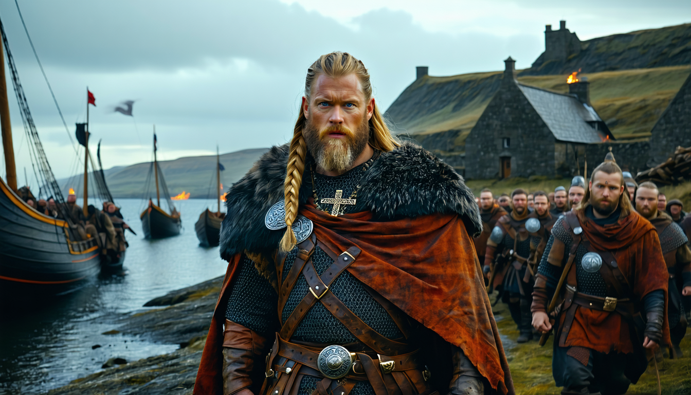 Viking raid on Lindisfarne