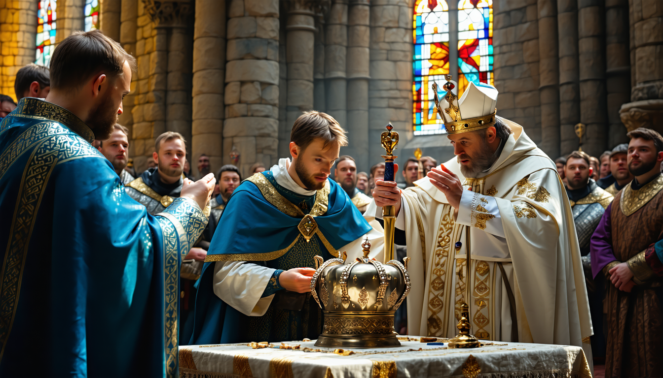 Coronation of David I
