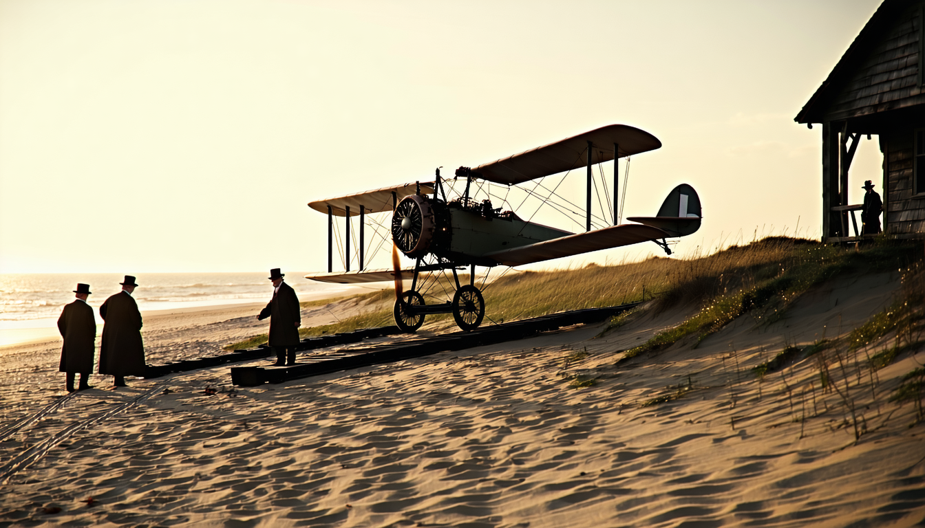 Wright brothers first flight