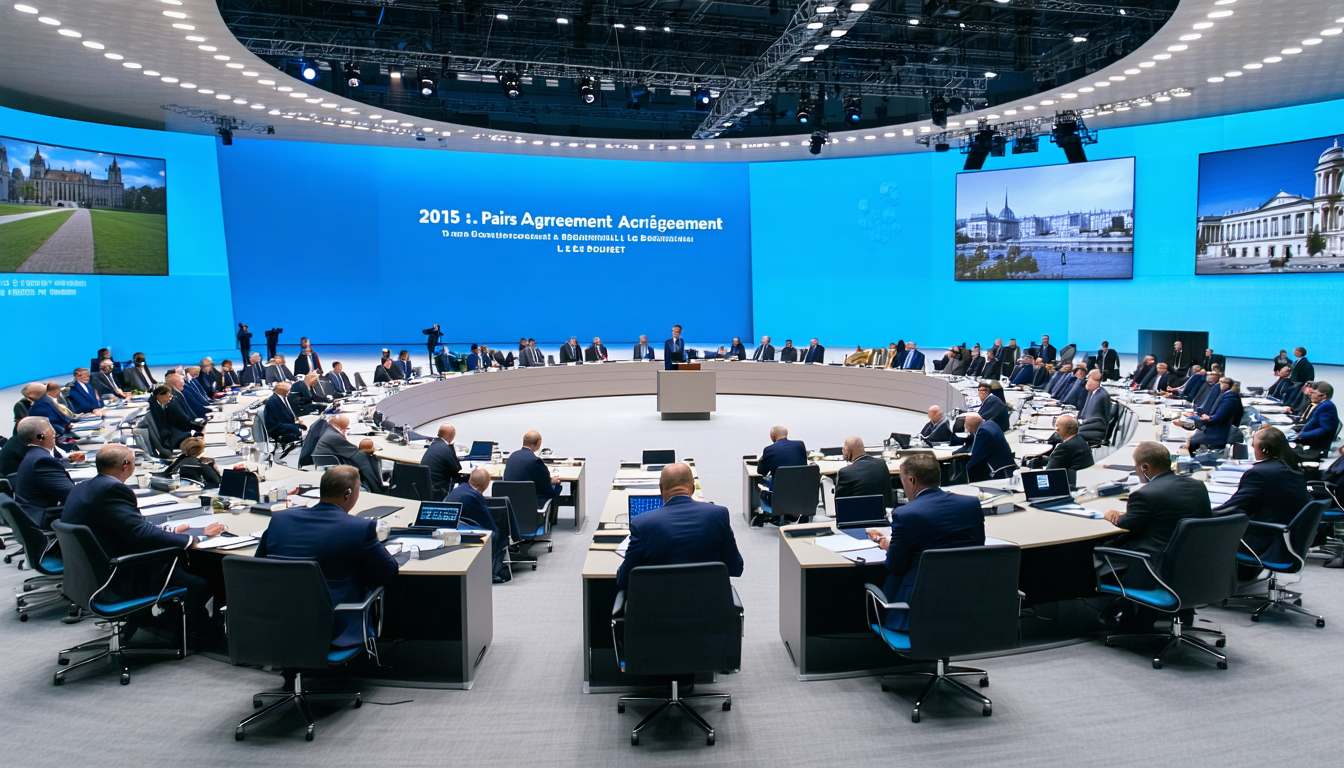 Adoption of the Paris Agreement on Climate Change