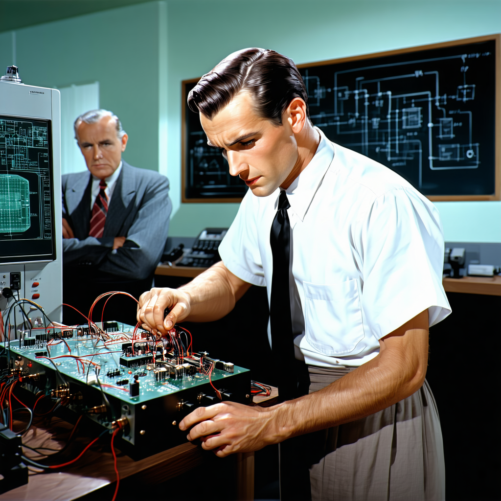 First integrated circuit demonstration