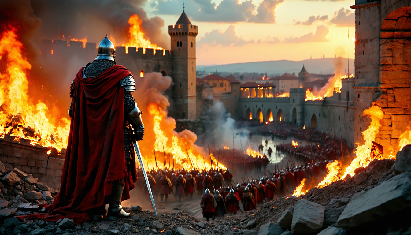 Sack of Milan by Frederick Barbarossa