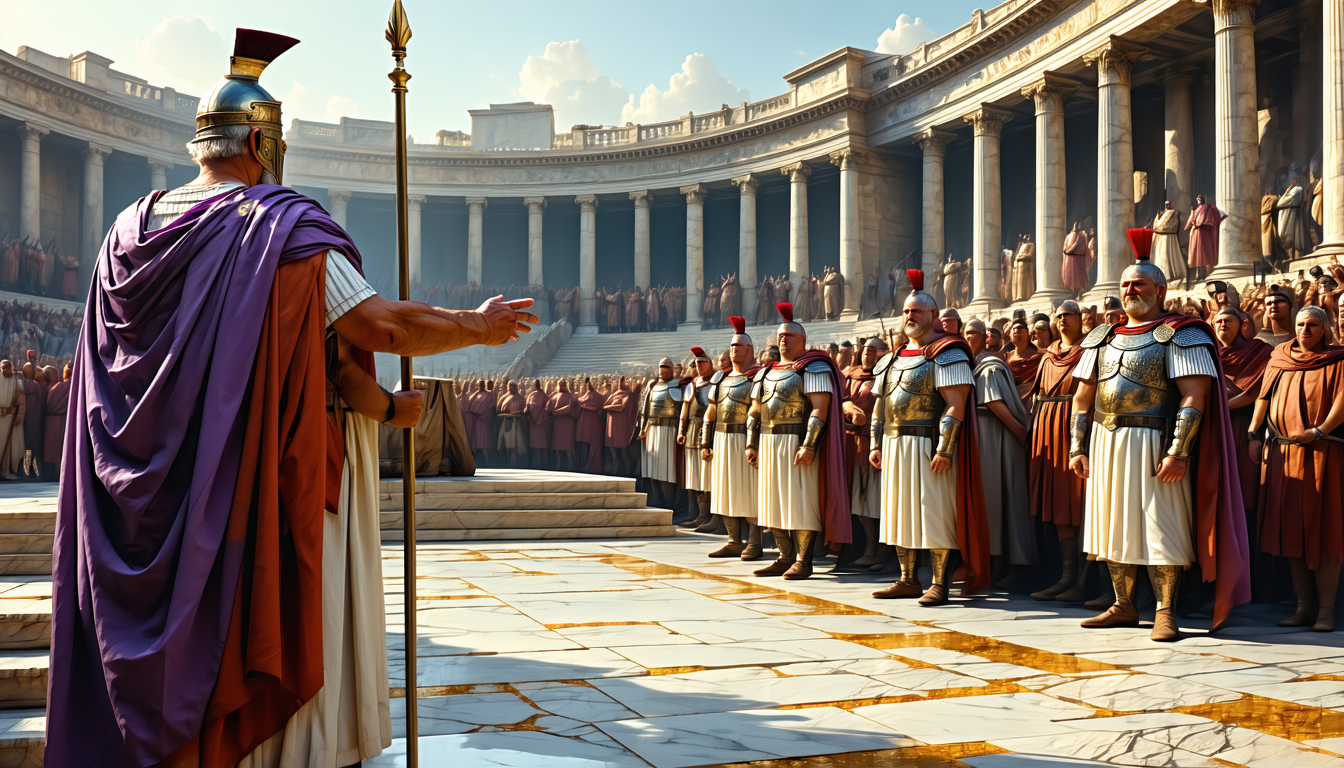 Adoption of Trajan by Emperor Nerva