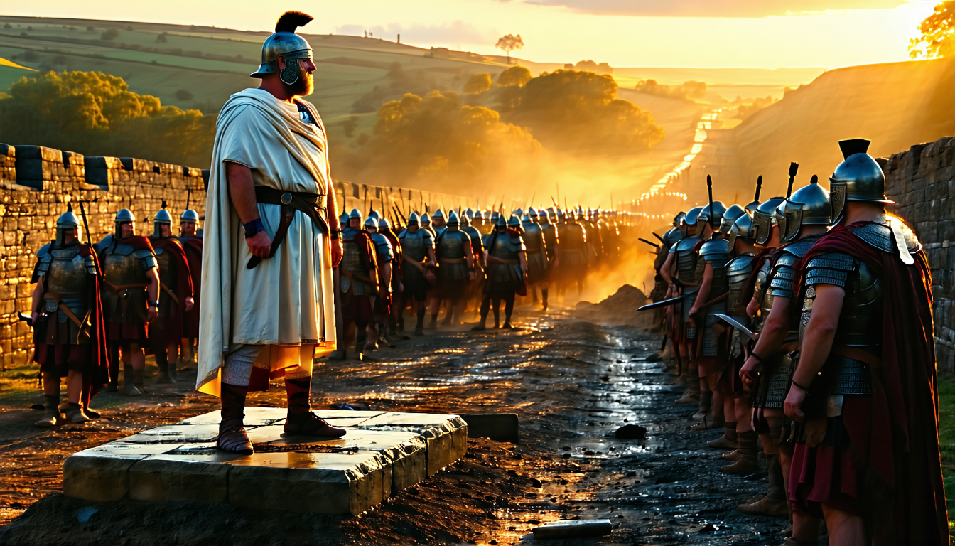 Start of Construction of Hadrian's Wall