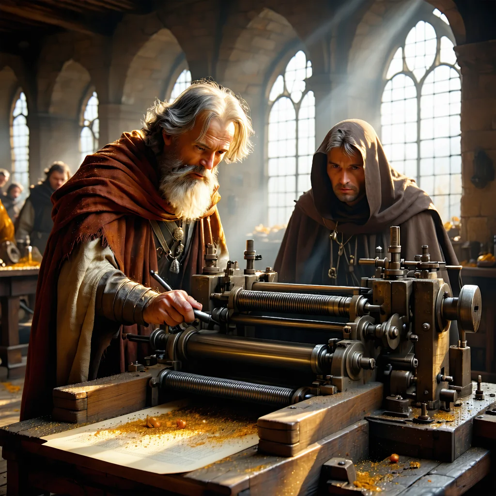 Establishment of William Caxton's Printing Press in Westminster