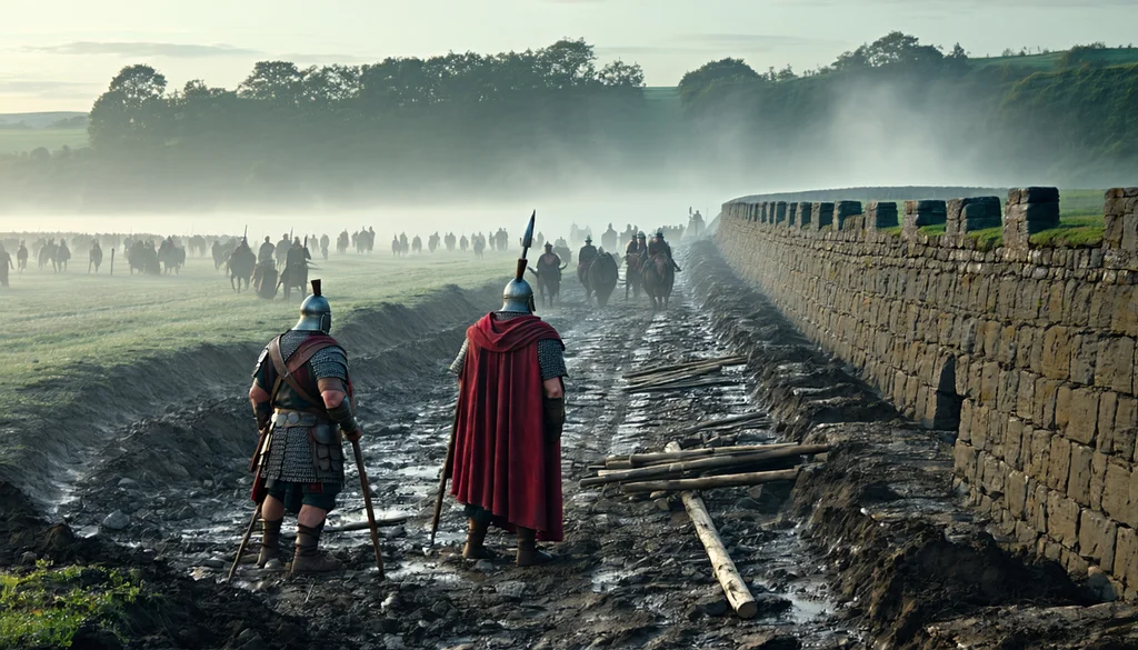 Construction of the Antonine Wall Begins